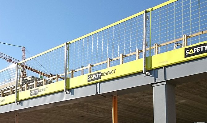 Dişli kaynak plakası - SafetyRespect kenar koruma